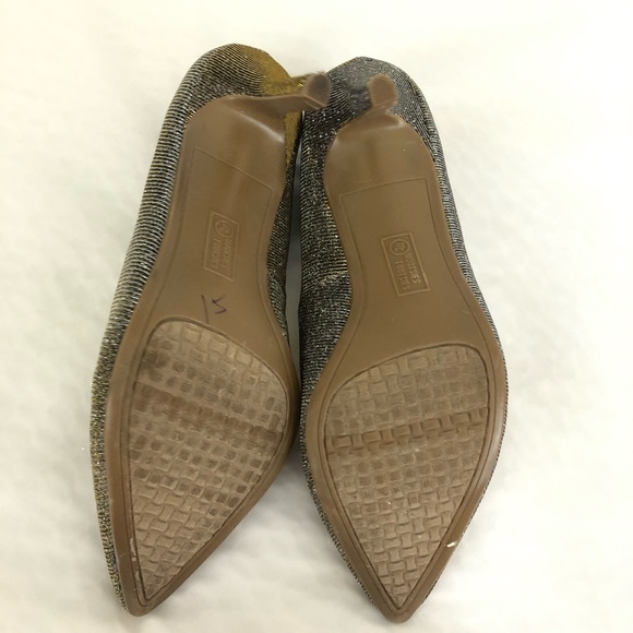 Women’s Mootsies Tootsies Gold & Silver Heels Size 9 - Picture 5 of 7